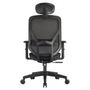 Vero Office Ergostyle 2040 Black Office Chair with Headrest and Adjustable Arms