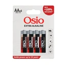 OSIO Alkaline Batteries AA Extra LR6EO4B 4-Pack