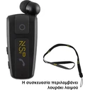 NSP Handsfree Foldable Bluetooth V6 0 with Vibration and Anti Lost Black