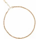 Folli Follie Necklace 20CM Pinkish Dial Stainless Steel Chain (Model 1N0T051R)