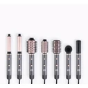 Hair Styling Tool IQ HD-1279 Airstyler 7 in 1 Ceramic Electric Brush with Air and Rotating Head 1300W