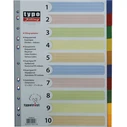Typotrust Διαχωριστικά A4 10 Θεμάτων Πλαστικά (FP40010) (TYPFP40010)