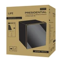 LiFE Mini Bar Refrigerator PRESIDENTIAL 58L Black Glass Front