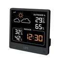 LiFE Meteorological Station with Wireless External Sensor and Clock LA PUSH