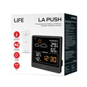 LiFE Meteorological Station with Wireless External Sensor and Clock LA PUSH