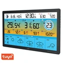 LiFE HORIZON Smartweather TUYA XL TUYA Smart Wi-Fi μετεωρολογικός σταθμός με ασύρματο εξωτερικό αισθητήρα, έγχρωμη οθόνη LCD 15.5" και πρόγνωση καιρού 5 ημερών