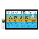 LiFE HORIZON Smartweather TUYA XL TUYA Smart Wi-Fi μετεωρολογικός σταθμός με ασύρματο εξωτερικό αισθητήρα, έγχρωμη οθόνη LCD 15.5" και πρόγνωση καιρού 5 ημερών