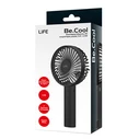 LiFE Handheld Fan BE.COOL Rechargeable DC 3.6 inch 4.5W