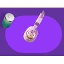 Headphones KIDDOBOO Delulu Bluetooth Lavender