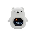 KIDDOBOO Night Light and Alarm Clock SoundGlow Bear