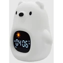 KIDDOBOO Night Light and Alarm Clock SoundGlow Bear