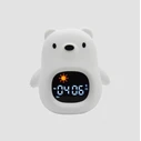 KIDDOBOO Night Light and Alarm Clock SoundGlow Bear