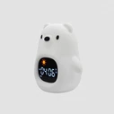 KIDDOBOO Night Light and Alarm Clock SoundGlow Bear