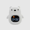 KIDDOBOO Night Light and Alarm Clock SoundGlow Bear