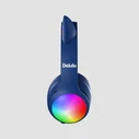 Kiddoboo Delulu Bluetooth Headphones Disco Blue KBMS632BLU