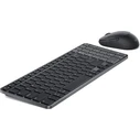 Dell Pro 7 Slim Black Ασύρματο Bluetooth Σετ Πληκτρολόγιο & Ποντίκι Ελληνικό