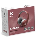 Ασύρματα ακουστικά on-ear / over-ear Kidywolf Bluetooth κόκκινα