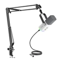 Fifine AM8TW Δυναμικό Μικρόφωνο Shock Mounted σε Λευκό (Fifine)