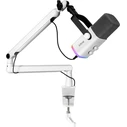 Fifine TAM8W Σετ Μικρόφωνο Shock Mounted (USB, USB Type-C, 3.5mm) Cardioid - Λευκο