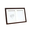 Κορνίζα γκαλερί Deknudt S65KQ2 2x15x20 Wood Gallery brown Passepartout