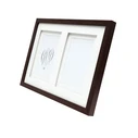 Κορνίζα γκαλερί Deknudt S65KQ2 2x15x20 Wood Gallery brown Passepartout