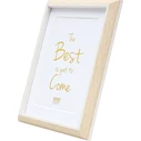 Κορνίζα τοίχου Deknudt S46WG3 P1 Resin 18x24 Nature/White με Passepartout