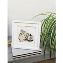 Κορνίζα τοίχου Deknudt S65KK1 white 13x13 Wood double Passepartout