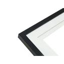 Κορνίζα τοίχου Deknudt S65KK2 black 13x13 Wood double Passepartout