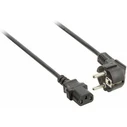 NEDIS Power Cable Schuko Male Angled 90 Degrees to IEC 320 C5 2m