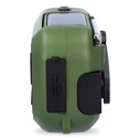 Nedis RDDBCR2000GN Portable Solar DAB+ Radio with USB - Black/Green