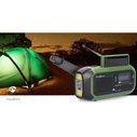 Nedis RDDBCR2000GN Portable Solar DAB+ Radio with USB - Black/Green