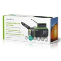 Nedis RDDBCR2000GN Portable Solar DAB+ Radio with USB - Black/Green