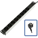 Lanview TUPS032 Πολύπριζο Ράγας 8 Θέσεων (Rack Power Strip)