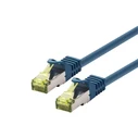 Logon S/FTP Cat.6a (Gigabit) Ethernet Patch Cable 5m - Blue (TCR6ASS050B)