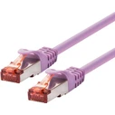 Logon F/UTP Cat.6a Ethernet Patch Cable 25m Violet (TCF66F250V)