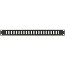 Lanview 1U 19" Εξαεριζόμενο Blanking Panel Μαύρο RAB200BL