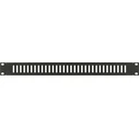 Lanview 1U 19" Εξαεριζόμενο Blanking Panel Μαύρο RAB200BL