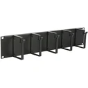 Lanview Cable Organizer Panel RAO105BL 2pcs (2U 19" 5-Hook Black)