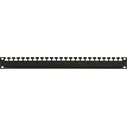 Lanview D=800 Cable Tie-up Panel Black (RAO305BL)
