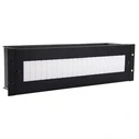 Lanview 3U 19" Electrical DIN Rail Module Black - RAX630BL