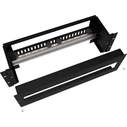 Lanview 3U 19" Electrical DIN Rail Module Black - RAX630BL