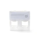 Lanview Euro Outlet 45x45 2-Port Module (RJ45) - LKS830