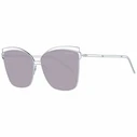 Ana Hickmann Women's Sunglasses Silver Metal Frame with Purple Gradient Lenses HI3049 03B (61/15/145)