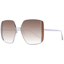 Ana Hickmann Women's Sunglasses Pink Gold Metal Frame with Brown Gradient Lens AH3189 05B