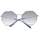 Ana Hickmann Unisex Sunglasses Silver Metal Frame Grey Lens HI3084-5406A