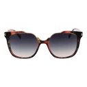 Ana Hickmann Women's Sunglasses with Brown Tortoiseshell Acetate Frame and Grey Gradient Lens HI9157 G22