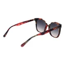 Ana Hickmann Women's Sunglasses with Brown Tortoiseshell Acetate Frame and Grey Gradient Lens HI9157 G22