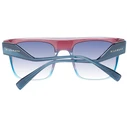 Ana Hickmann Women's Sunglasses HI9155 C02 - Multicolored Acetate Frame, Blue Degrade Lenses