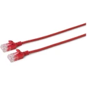 Microconnect U/UTP Cat6 Slim Ethernet Cable 1 m - Red