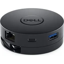 Dell DA300 USB-C / USB-A Docking Station with HDMI 4K, DisplayPort, VGA, Ethernet, Power Delivery - Black